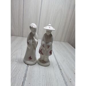 Churchill Of England Pink Willow Rosa Salt And Pepper Shaker Set